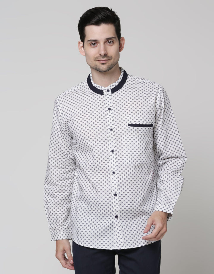 Edition Long Sleeve Woven Shirt Printed