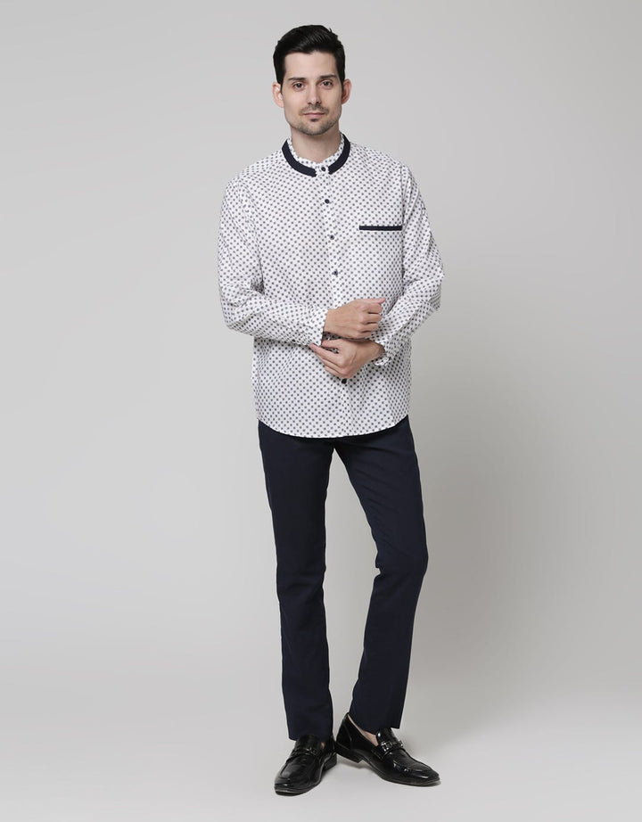 Edition Long Sleeve Woven Shirt Printed