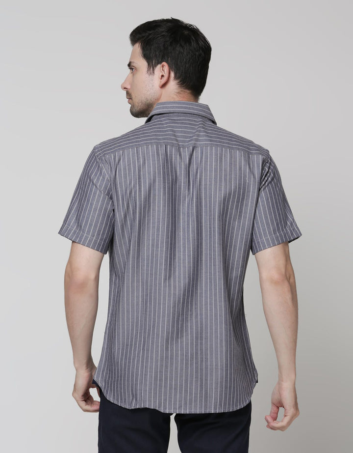 Herringbone Stripe Print Shirt Edition