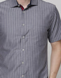 Herringbone Stripe Print Shirt Edition