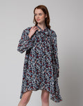 Edition Printed Full Mini Dress for Women