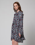 Edition Printed Full Mini Dress for Women