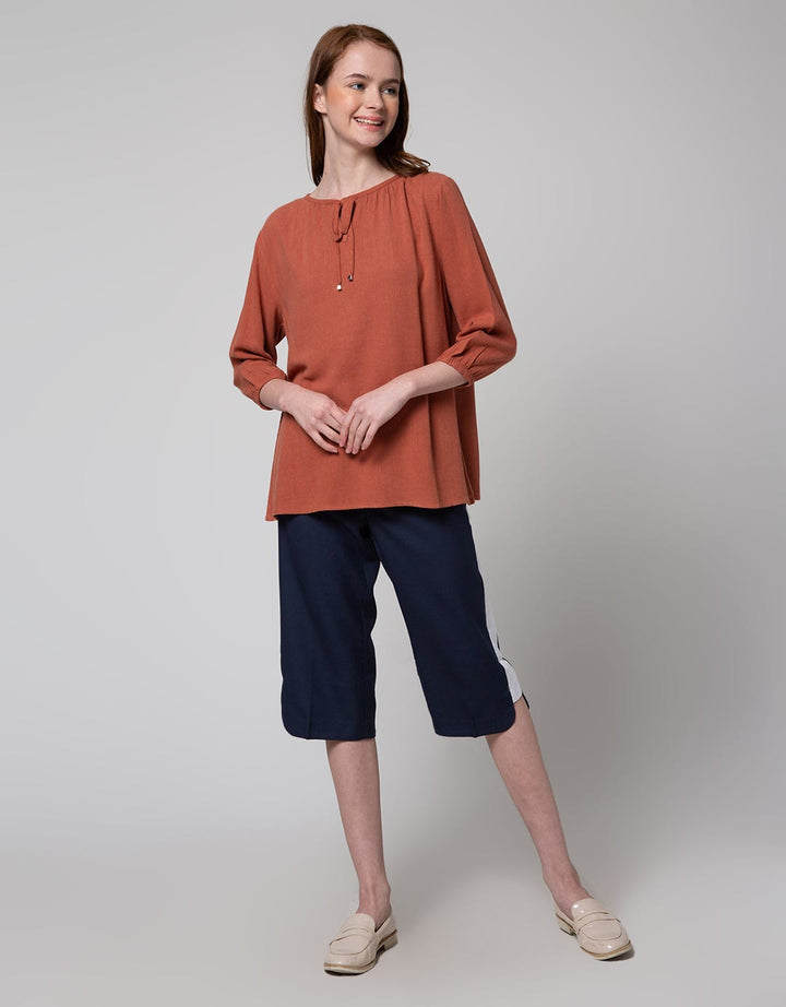 Edition Navy Color Block Pants