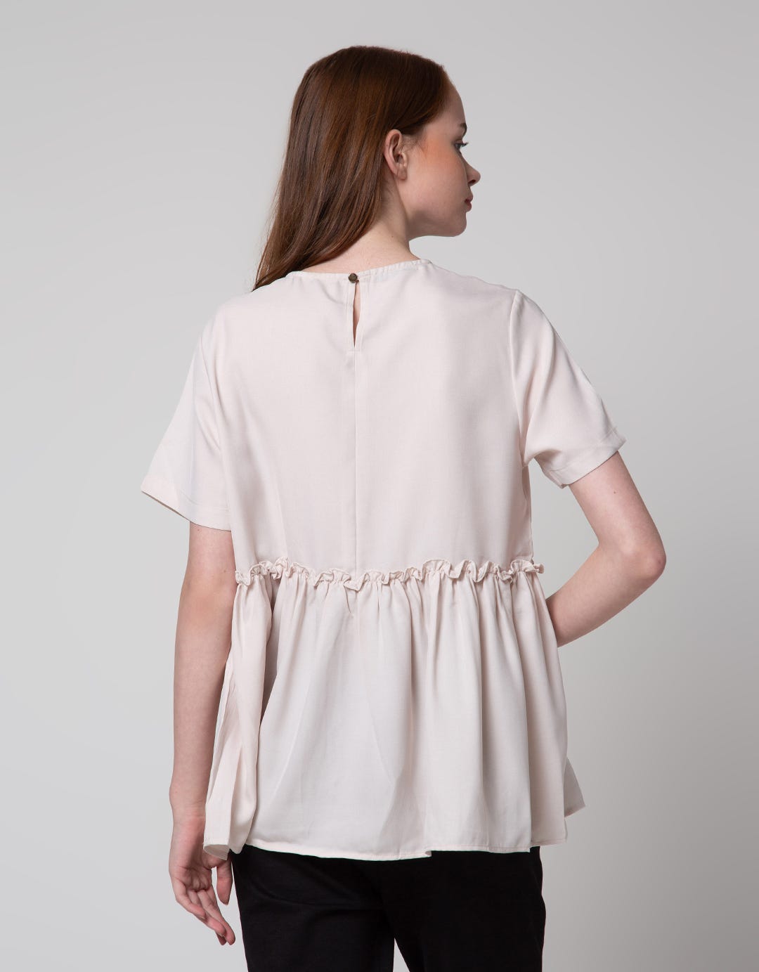 Edition Ruche Bottom Blouse Wanita