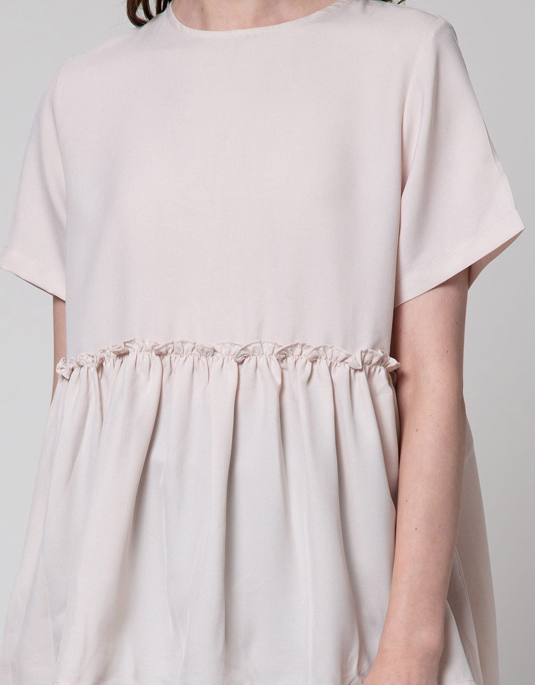 Edition Ruche Bottom Blouse Wanita