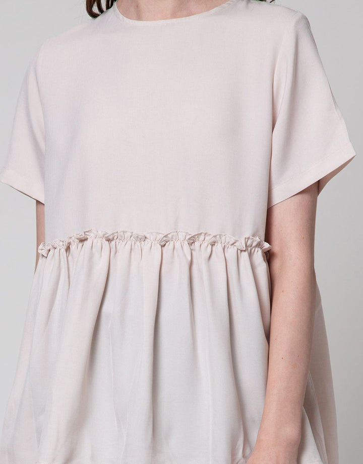 Edition Ruche Bottom Blouse Wanita