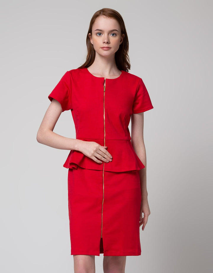 Edition Bodycon Zipped Dress Wanita
