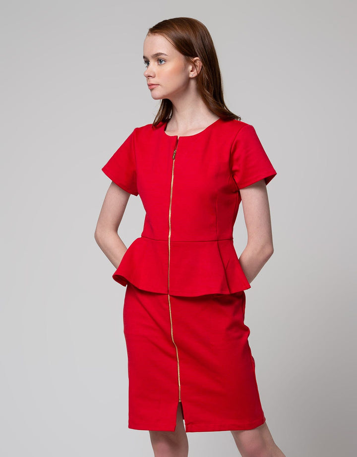 Edition Bodycon Zipped Dress Wanita