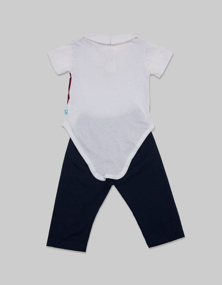 Pipiniko Set Romper Vest CNY Set Baju Anak