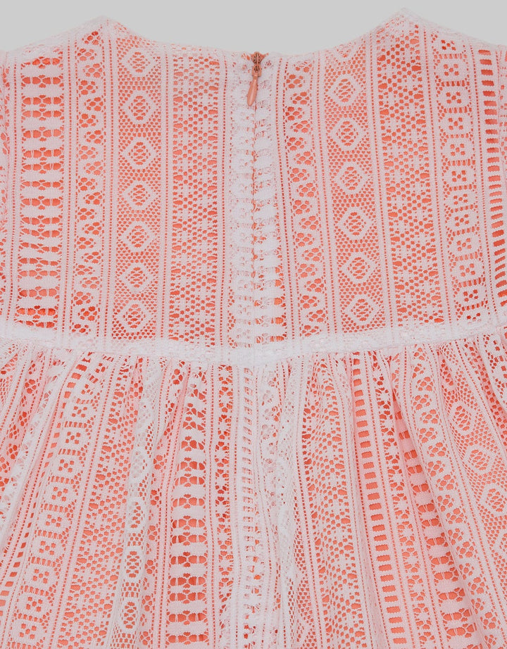 Pipiniko Dress 3/4 Sleeve Combi Lace