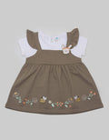 Pipiniko Overall Terry Dress for Girls