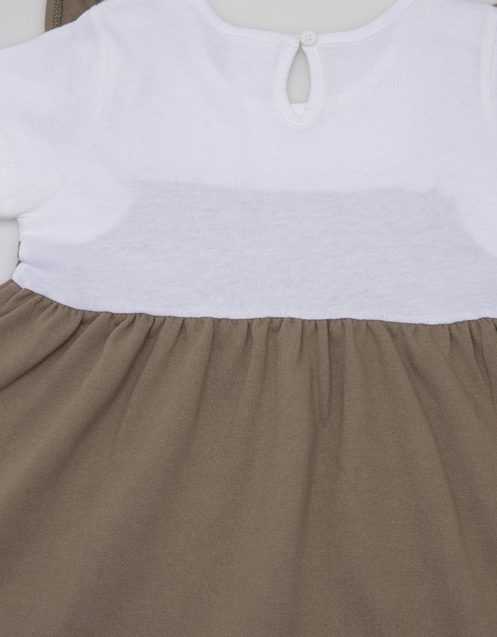 Pipiniko Overall Terry Dress for Girls