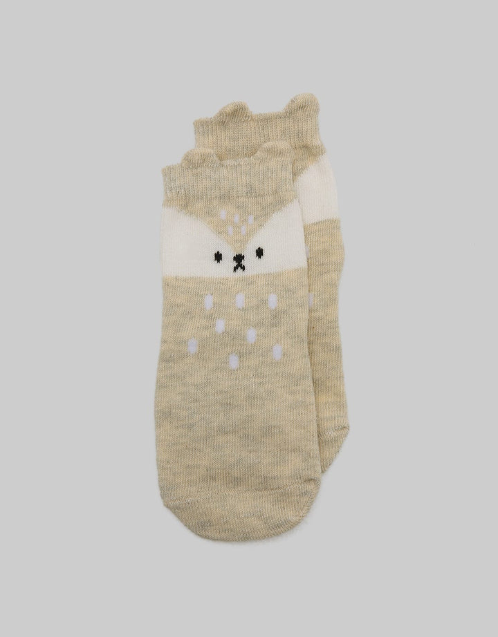 Pipiniko Anti-Slip Boys Fox Socks