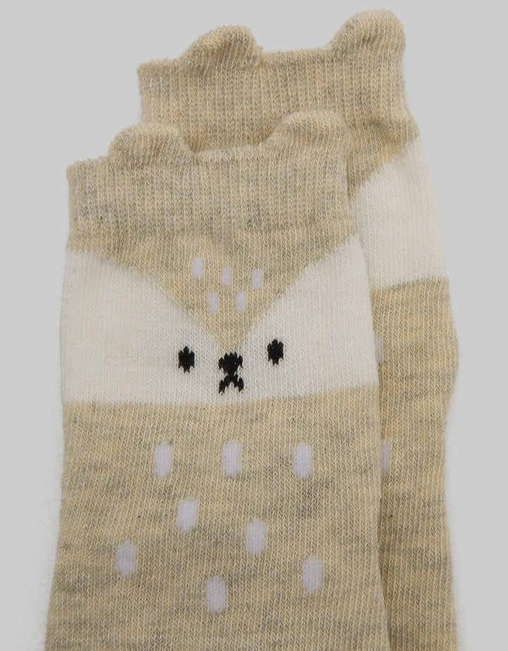 Pipiniko Anti-Slip Boys Fox Socks