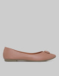St. Yves Ballerina Pointed Flat Shoes Wanita