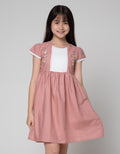 Sweet Miss Short Sleeve Midi Dress Dada Bordir Flowers