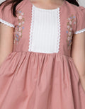 Sweet Miss Short Sleeve Midi Dress Dada Bordir Flowers