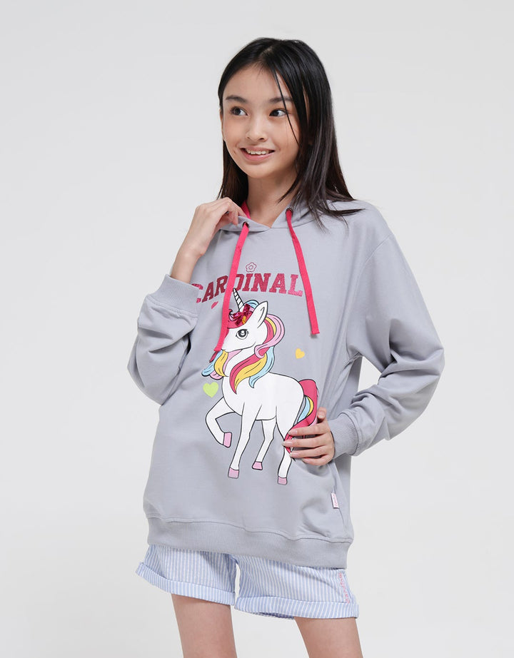 Cardinal Kids Girl Unicorn Print Sweater Anak Perempuan