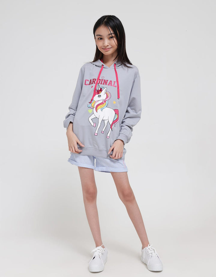 Cardinal Kids Girl Unicorn Print Sweater Anak Perempuan