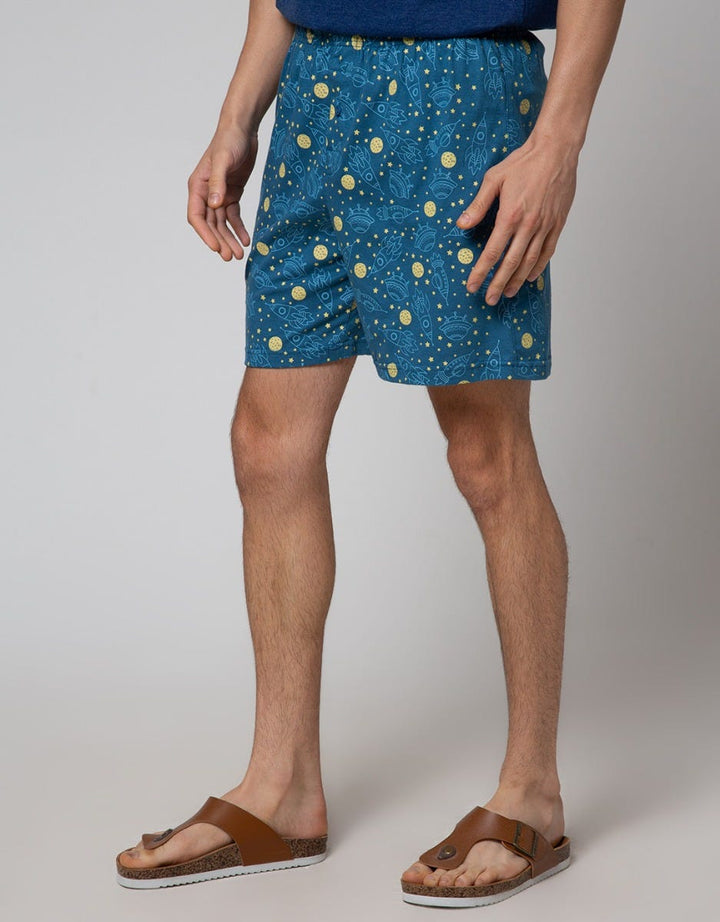 Cole Boxer Knit Print Space 404