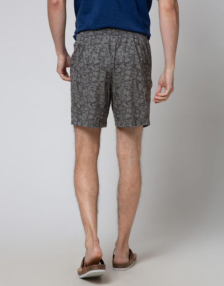 Cole Boxer Knit Print Space