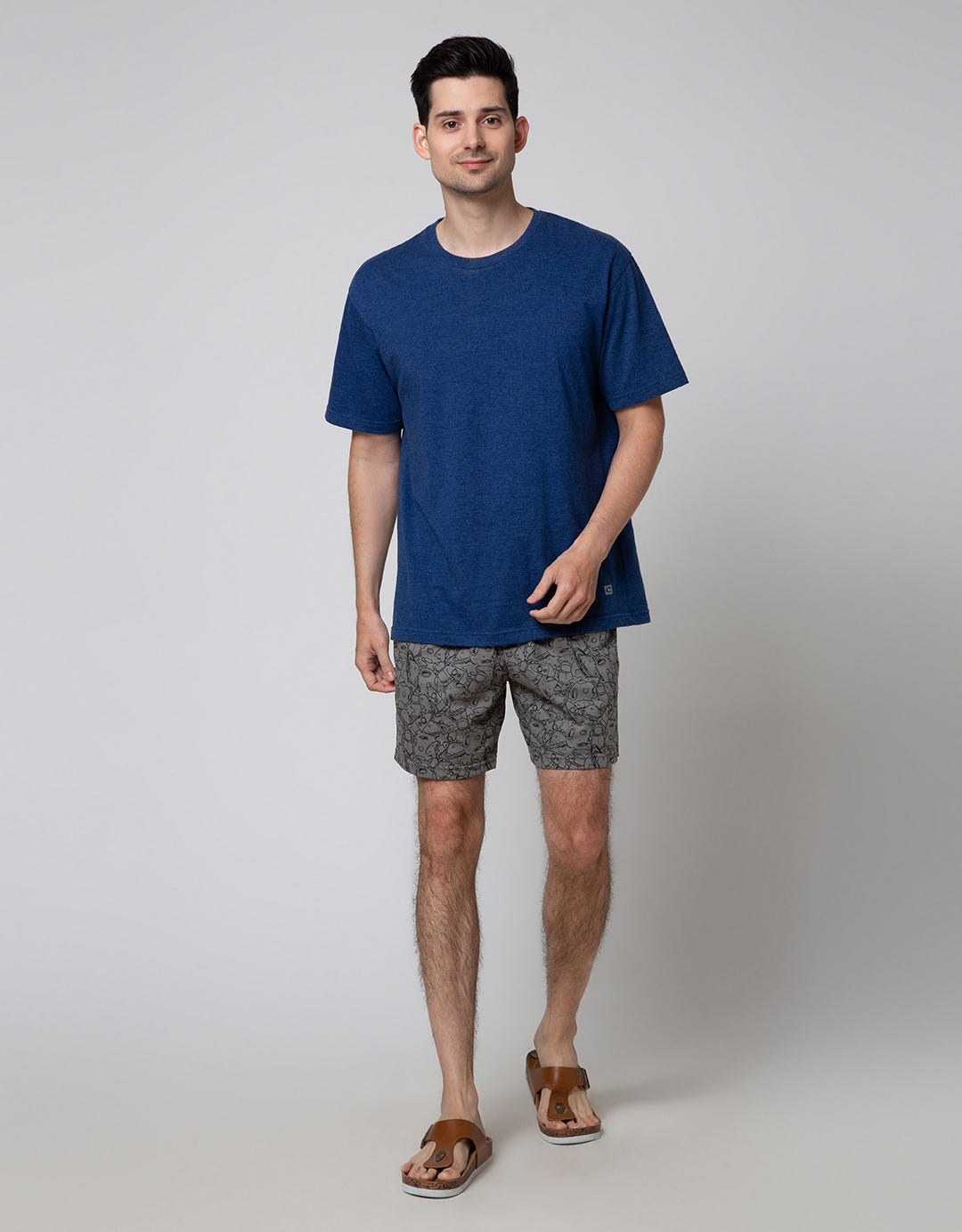 Cole Boxer Knit Print Space
