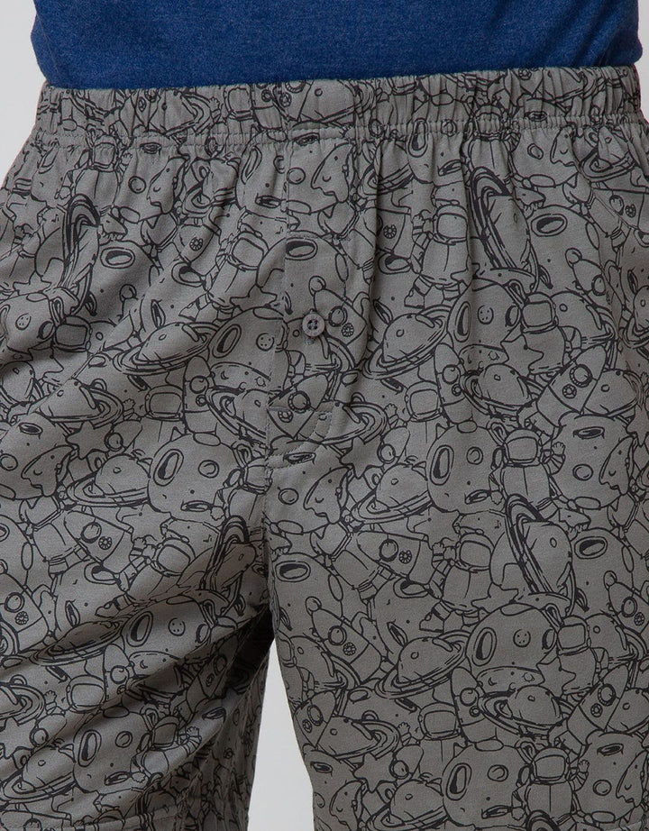 Cole Boxer Knit Print Space