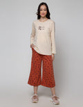 Nevada Capri Basic Polka Knit