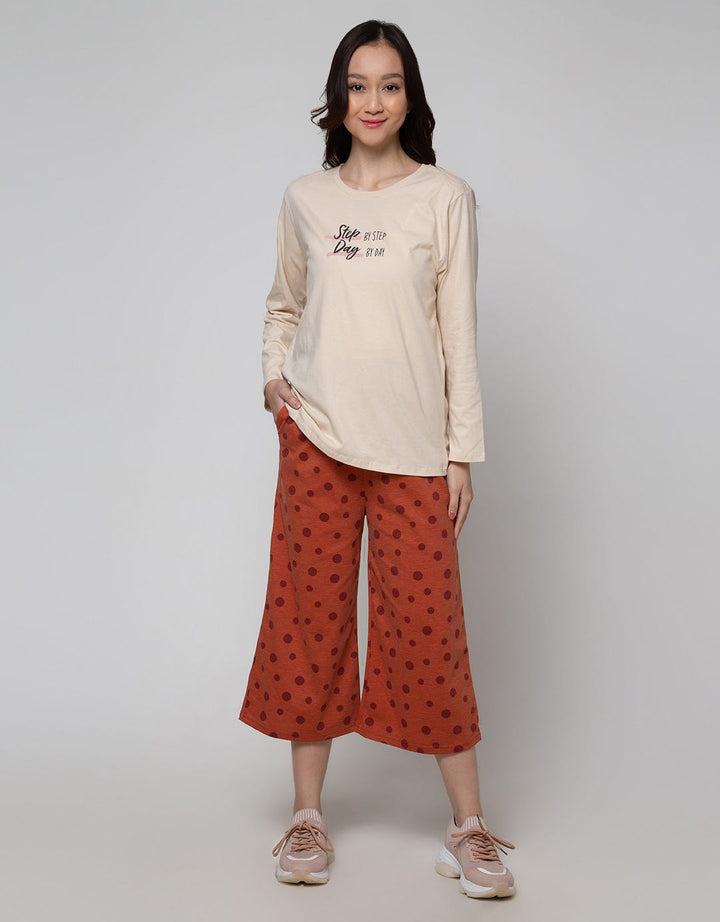 Nevada Capri Basic Polka Knit