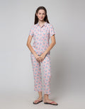 Nevada Short Sleeve Pyjama Pants Love Kitty