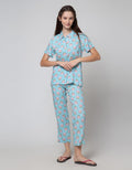 Nevada Short Sleeve Pyjama Pants Love Kitty