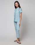 Nevada Short Sleeve Pyjama Pants Love Kitty