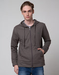 Nevada Ki Hoodie Terry Jaket Pria