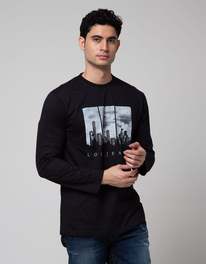Lois Photo Print Kaos Casual Pria