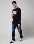 Lois Photo Print Kaos Casual Pria