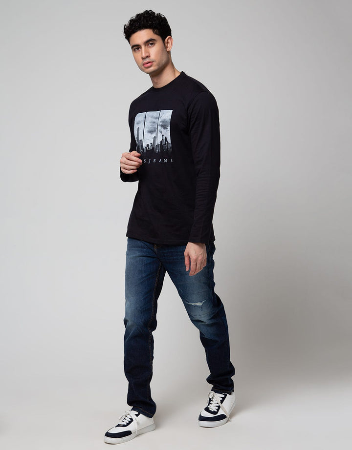 Lois Photo Print Kaos Casual Pria