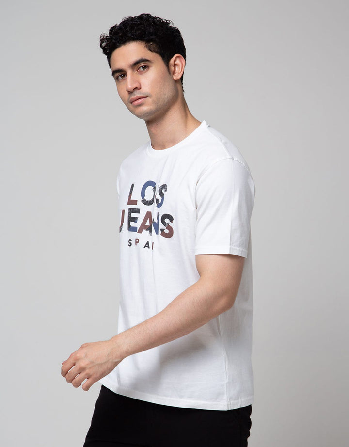 Lois Jeans Logo Print Casual Men's T-Shirt
