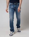 Lois Slim Fit Stretch Washed Jeans Pria