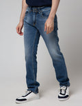 Lois Slim Fit Stretch Washed Jeans Pria