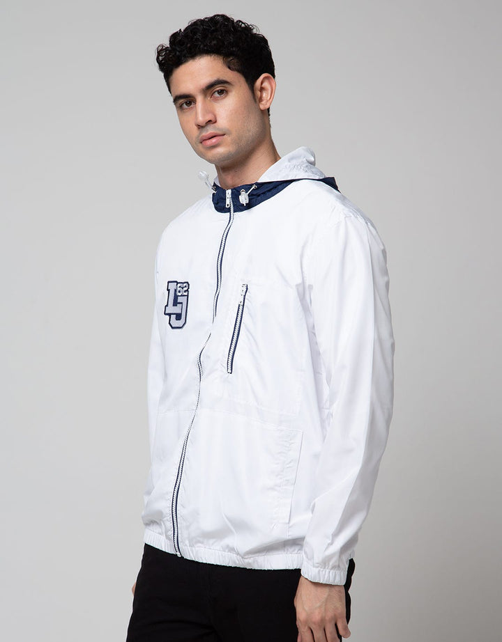 Lois Parasut Logo Print Jaket Pria
