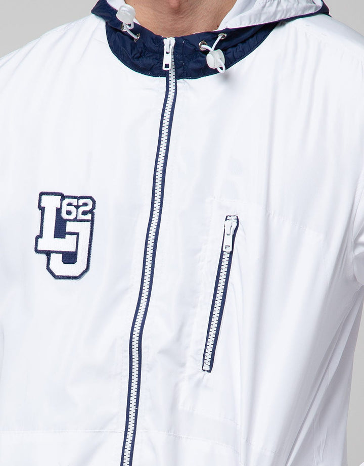 Lois Parasut Logo Print Jaket Pria