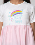 Aero Rainbow Smile Midi Dress Anak Perempuan