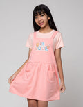 Aero Short Sleeve Midi Dress Bear Be Cool