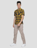 Cardinal Jeans Check Kemeja Pria