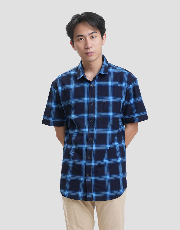 Cardinal Jeans Kemeja Lengan Pendek Pria