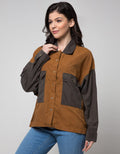 Lois Girl Cotton Suede Look Women's Shirt