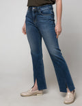 Lois Girl Semi Boot Cut Stretch Jeans