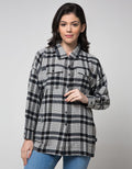 Lois Girl Cotton Shirt Medium Check
