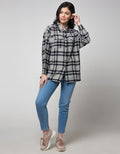 Lois Girl Cotton Shirt Medium Check