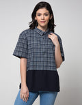 Lois Girl Twill Shirt Two Look